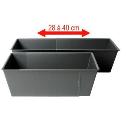 CEDIFF Moule &agrave; Pain antiadh&eacute;sif r&eacute;glable 28 &agrave; 40 ZENKER*