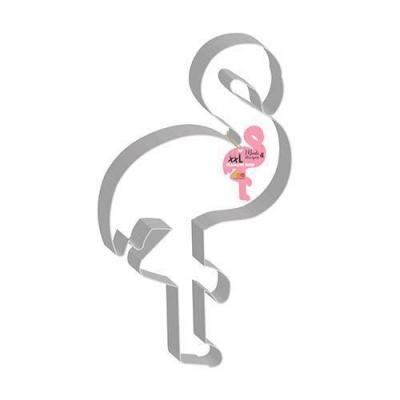 SCRAPCOOKING Moule-D&eacute;coupoir Inox Xxl Flamant Rose