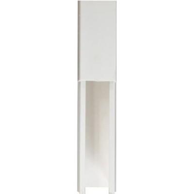 ELECTRALINE Moulure &eacute;lectrique en PVC - 20 x 10 mm - 2 m - blanc