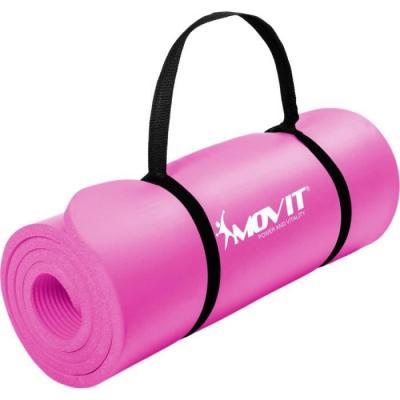 MOVIT  Tapis de gymnastique 183cm x 60cm x 1,0cm, Rose