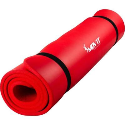 MOVIT  Tapis de gymnastique XXL 190cm x 100cm x 1,5cm, rouge