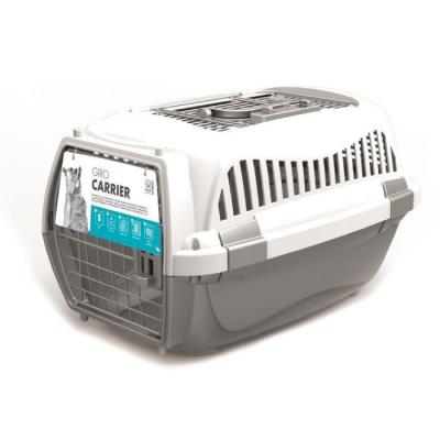 M PETS MPETS Cage de transport - Pour chien - M - Gris et blanc