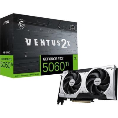 MSI Carte graphique hautes performances  RTX 5060Ti 8 Go GDDR6 Ventus 2X PLUS &agrave; double ventilateur