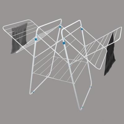 MSV  - Etendoir &agrave; linge Accord&eacute;on extensible 33m Blanc - Blanc