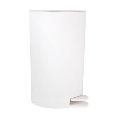 MSV Poubelle &agrave; p&eacute;dale pp osaki 3L Blanc - Blanc - 