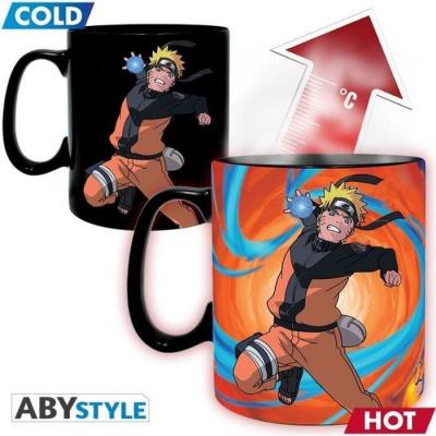 NARUTO Abystyle Mug Thermor&eacute;actif  et Sasuke- - Mugs et tasses