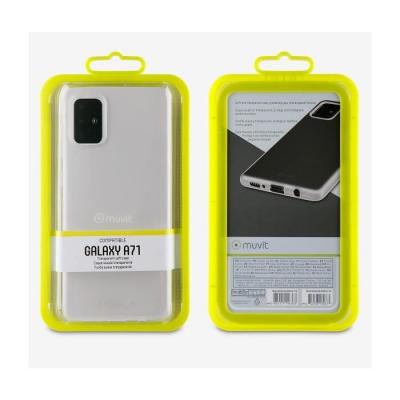 MUVIT  Coque Crystal Soft Transparente: Samsung Galaxy A71
