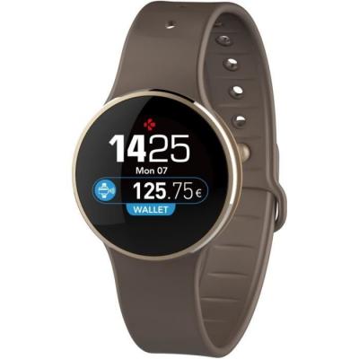 MYKRONOZ  Montre connect&eacute;e Zecircle 2 - Marron 
