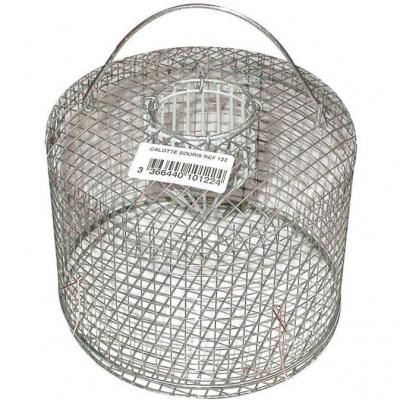 MASY Nasse ronde acier galvanis&eacute; souris Diam&egrave;tre 14cm