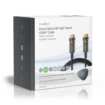 C&acirc;ble HDMI Haute Vitesse avec ethernet Nedis CVBG3500BK400 40.0 m