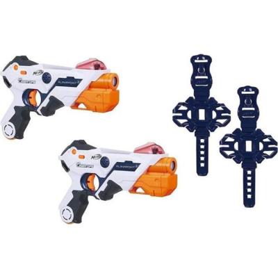 HASBRO Pack de 2 blasters Nerf Laser Ops Alphapoint