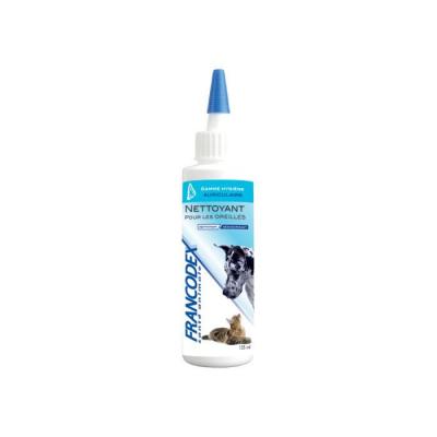 FRANCODEX Nettoyant pour les oreilles - Chien et chat - 125ml