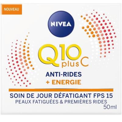 NIVEA Soin Anti-&acirc;ge &Eacute;nergie Jour/fps 15 Q10 Plus  - Le Pot De 50 Ml