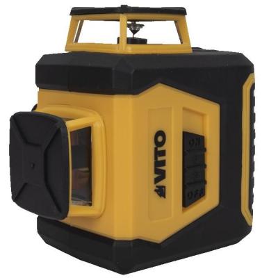 VITO Niveau Laser 3 lignes vertes Port&eacute;e 20m  Int&eacute;rieur ext&eacute;rieur Piles fournies + Mallette