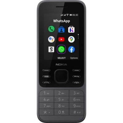 NOKIA  6300 4G (Leo) T&eacute;l&eacute;phone portable charbon de bois