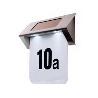 HTTPS: OUTIROR.COM IMG P 9 7 2 9 9729.JPG Eclairage de num&eacute;ro de maison solaire &agrave; LED, inox
