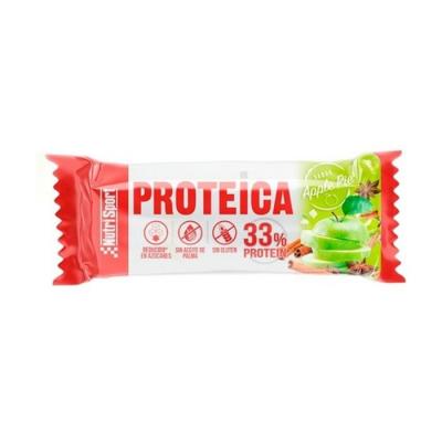 NUTRISPORT  33% Protein 44gr Protein Bars Box Yogurt&apple Pie 24 Units Multicolore 