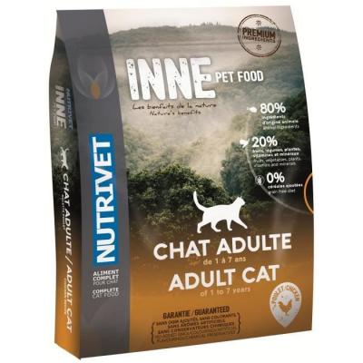 NUTRIVET  Croquettes au poulet Inne - Pour chat adulte - 1,5 kg