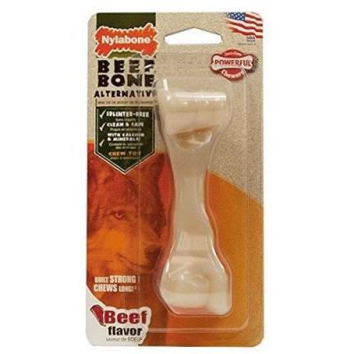NYLABONE Jouet pour chien  Extreme Chew - Beef Bone S