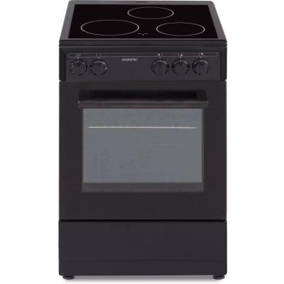 OCEANIC CV5050B8 Cuisini&egrave;re vitroc&eacute;ramique 50x50 - Four convection naturelle - 48 L - Noir 