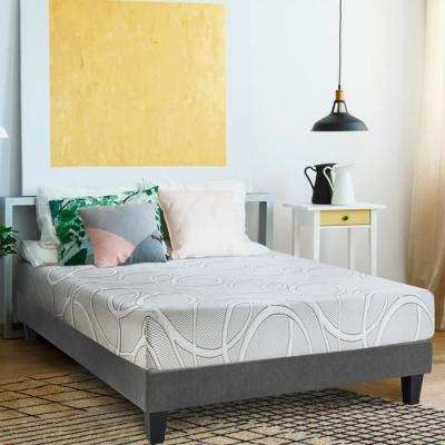 OLYMPE LITERIE Ensemble matelas et sommier Eupraxie - Blanc - 90 x 190 cm