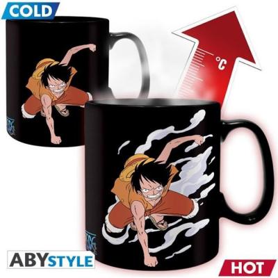 ABST Abystyle Mug magique Luffy & Ace - One Piece- - Mugs et tasses