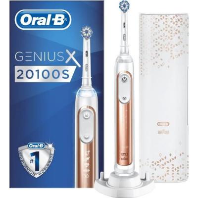 ORAL B Oral-B Genius X 20100S - Brosse &agrave; Dents &Eacute;lectrique - Or Rose