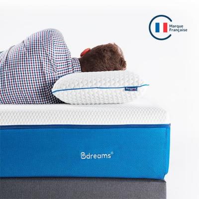 BDREAMS Oreiller M&eacute;moire de Forme 40x60cm - Ergonomique - Qualit&eacute; H&ocirc;tellerie