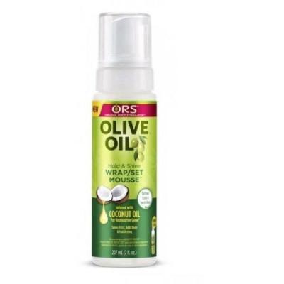 ORGANIC ROOT STIMULATOR ORS Olive Oil Hold and Shine WrapSet Mousse 2 x 200 ml