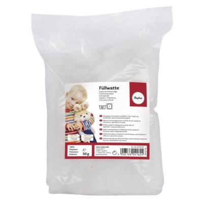 RAYHER Ouate de bourrage, tr&egrave;s duvet&eacute;e, Flocons, sachet 50 g