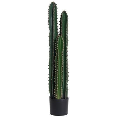 OUTSUNNY Cactus artificiel grand r&eacute;alisme dim. &Oslash; 14 x 100H cm vert