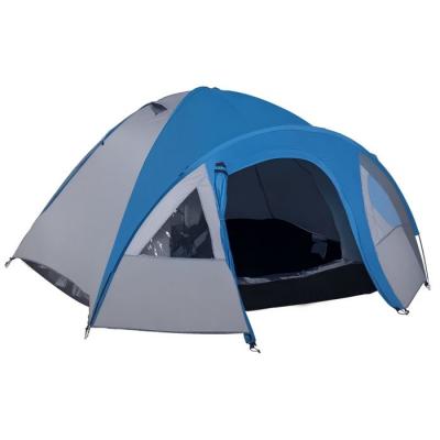 OUTSUNNY Tente de camping 4-5 personnes bleu marine