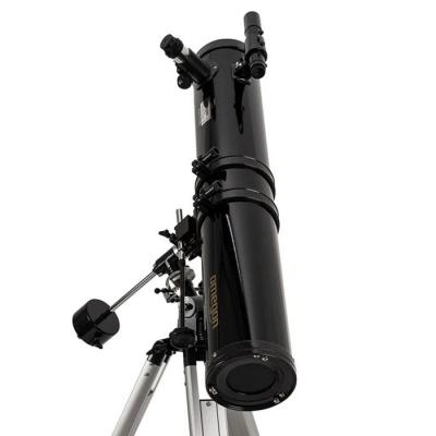 OMEGON Pack Complet T&eacute;lescope  114/900 EQ1 + Zoom + Guide D&eacute;butant + Oculaires + Barlow