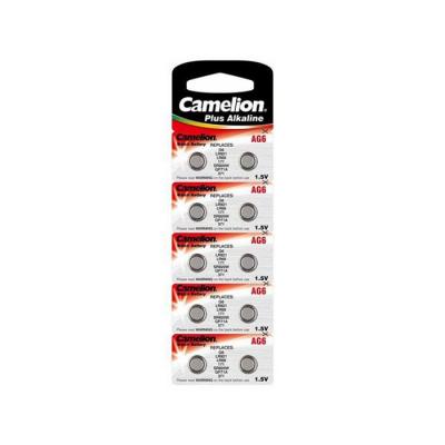 VERYSHOP Lot de 10 piles bouton alkaline AG6 LR69 171 SR920 173 Camelion