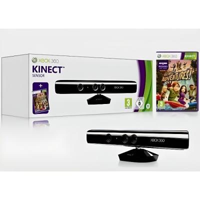 MICROSOFT Pack Kinect Xbox 360 + Jeu Kinect Adventures