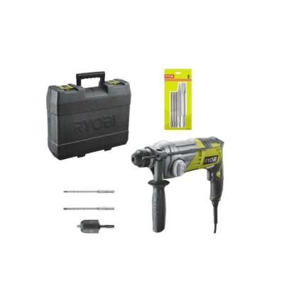 RYOBI Pack Marteau perforateur  SDSPlus 680 W RSDS680-KA2 - Kit 3 forets  plus 2 burins SDS+ - RAKSP05