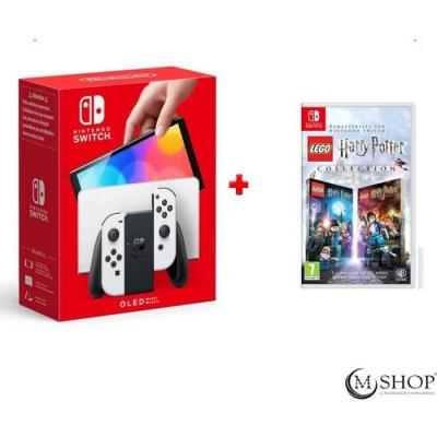 Switch (mod&egrave;le OLED) + LEGO Harry potter, Blanc - Reconditionn&eacute;