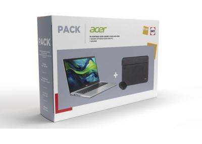 ACER Pack PC portable  Aspire 3 15 A315-44P-R0KS 15,6"" AMD Ryzen&trade; 7 16 Go RAM 512 Go SSD Gris + Housse + Souris optique sans fil 