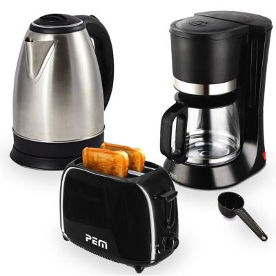 PEM Pack petit d&eacute;jeuner - cafeti&egrave;re - bouilloire - grille pain