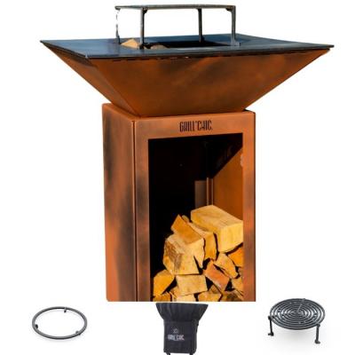 GRILL CHIC  Brasero barbecue - Marron
