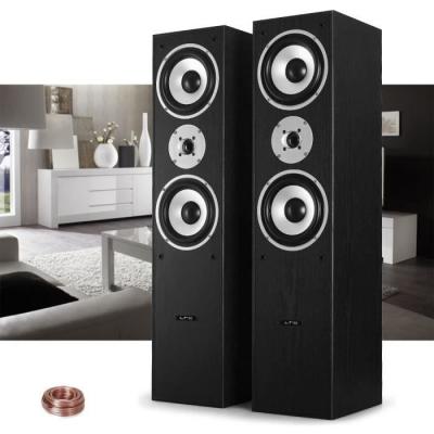 LTC AUDIO Enceintes Hifi/Home-Cin&eacute;ma Salon Maison Sourround Noir 2x500W LTC L766-BK