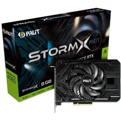 PALIT  - Carte Graphique - Nvidia GeForce RTX 4060 StormX 8Go Mini ITX