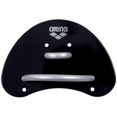 ARENA Plaquettes De Natation  Elite Finger Paddle Noir Argent&eacute;
