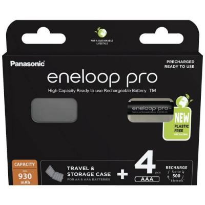 PANASONIC Akku eneloop Pro, Micro AAA 1,2V (4 St&uuml;ck Aufbewahrungsbox)