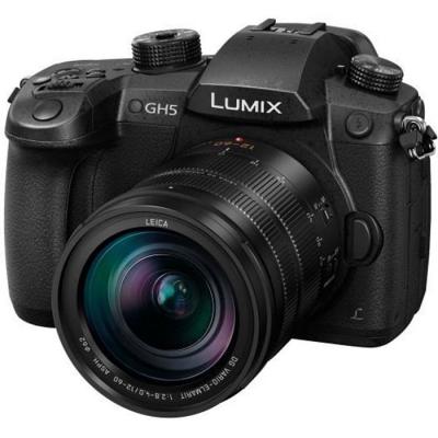 PANASONIC  Lumix DMC-GH5 + Leica 12-60mm MILC 20,3 MP Live MOS 5184 x 3888 pixels Noir - Neuf