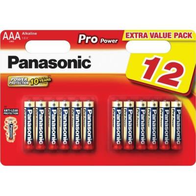 PANASONIC  - Pile alcaline Pro Power LR03x12 