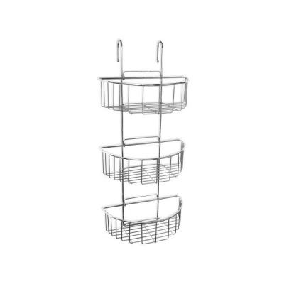 TATAY Panier de salle de bain  Metal Chrome Oval 3 Heights 4437400