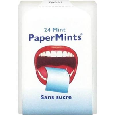 PAPERMINTS  Fresh Breath 24 Sans Sucre - Bo&icirc;te 24 feuilles