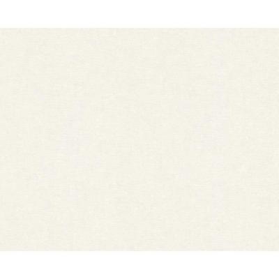 ASCREATION Papier vinyl sur intiss&eacute; uni paillettes blanc 