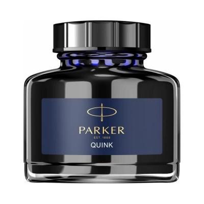 PARKER  Flacon d'encre QUINK, contenu: 57 ml, bleu noir - Lot de 3